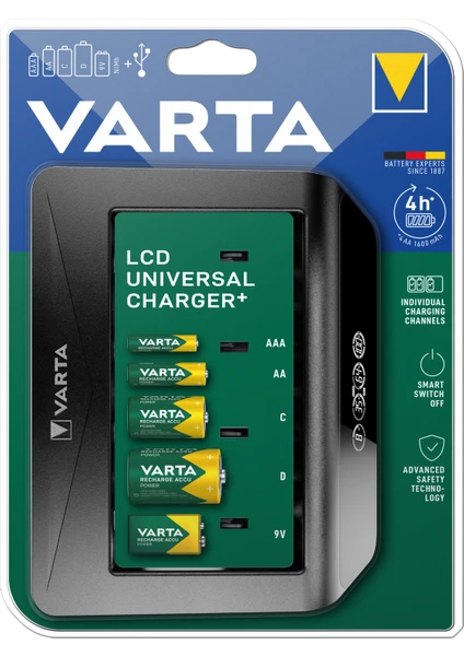 VARTA LCD Universal Şarj Cihazı