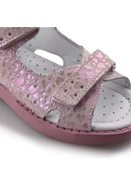 Erse Bebe Çocuk Genç Unisex Kız Erkek Ortopedik Extra Hafif Günlük Spor Kamuflaj Baskılı Hakiki Deri Sandalet