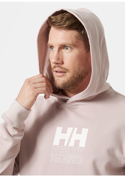 Helly Hansen Core Graphic Erkek Kapüşonlu Sweatshirt