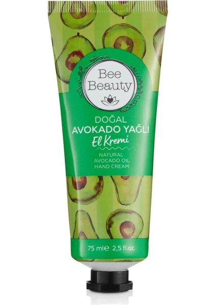 Doğal Avokado Yağlı El Kremi 75 ml