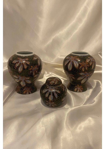 El Işi Seramik Vazo Seti 3 Lü fiyatları