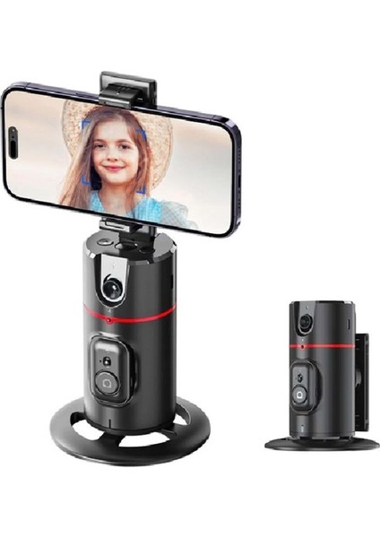 P02 Tripod Otomatik Yüz Takibi 360 Dönebilen Tripod