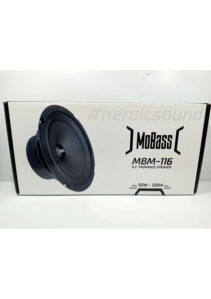 16CM Midrange – Mobass MBM-116 Midrange Hoparlör – Kaliteli Midrange