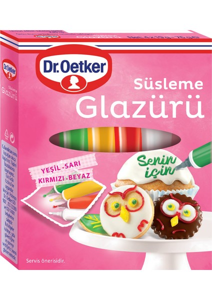 Dr.oetker Süsleme Glazürü 19X4 G