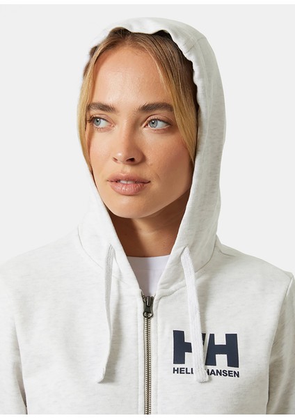 Helly Hansen Logo Full Zip 2.0 Kadın Kapüşonlu Sweatshirt