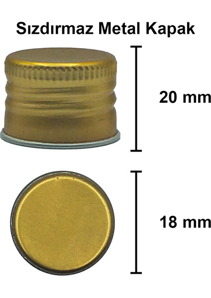 100 ml Şeffaf Piramit Sosluk Metal Gold Kapaklı Kavisli Cam Şişe 1 Adet modelleri