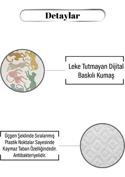 Leopar Desen Dijital Baskılı Zenit Kilim modelleri