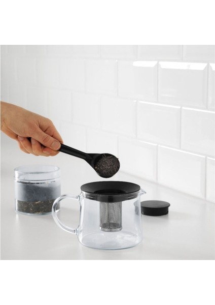 600ml Cam Demlik Çelik Süzgeçli, CZ Menşei, Şık ve Dayanıklı Tasarım fiyatları