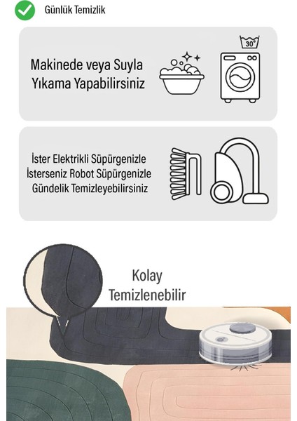 Oval Çizgili Geometrik Desen Dijital Baskılı Zenit Kilim fiyatları