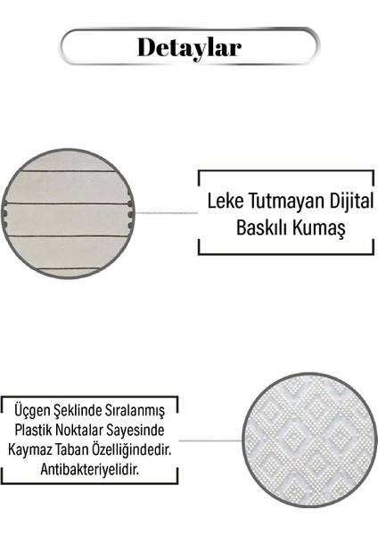 Modern Çizgili Desen Dijital Baskılı Zenit Kilim modelleri