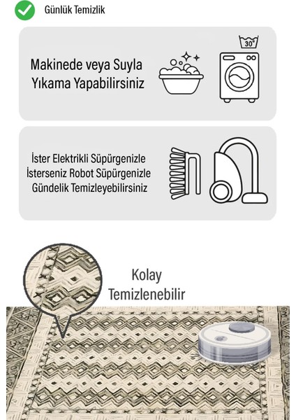Yatay Elmas Desen Dijital Baskılı Zenit Kilim fiyatları