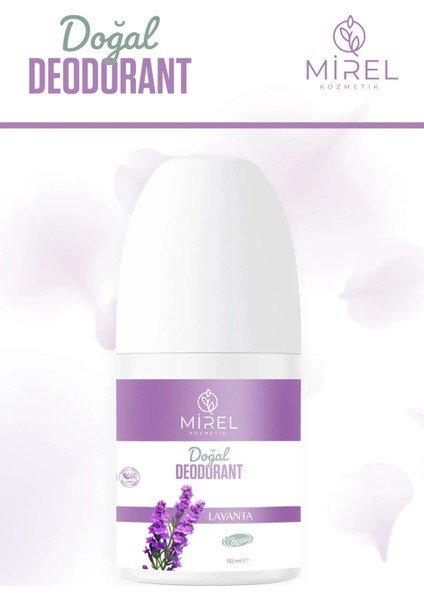 Doğal Roll On Deodorant-Doğal Ve Vegan Içerik- Lavanta Kokulu-Ter Kokusuna Hızlı Ve Etkili Çözüm