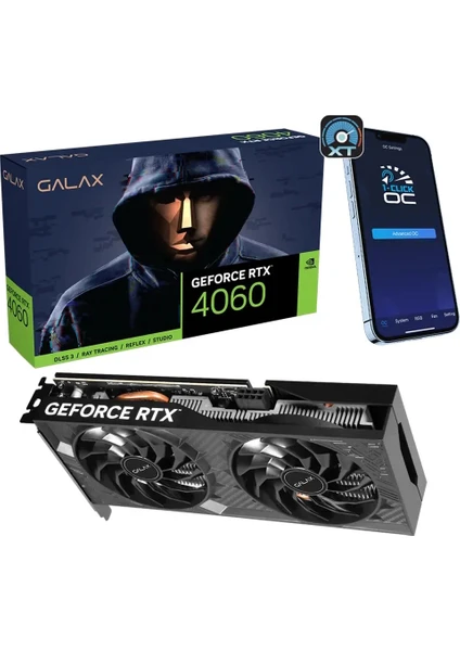 RTX4060 8gb 2x V2 Oc 1-Click 8gb 128BIT Gddr6 Rtx 4060 Ekran Kartı (46NSL8MD9NXV)