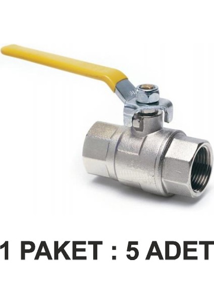 Doğalgaz Vanası Küresel 11/2’’ Paket 5 Lu