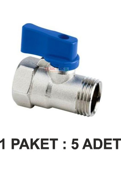 Mini Küresel Vana 3/4’’ Paket 5 Lu