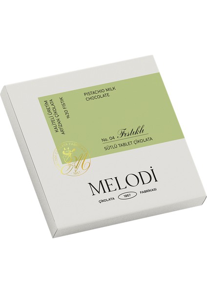 Fıstık Parçacıklı Sütlü Çikolata Tablet 60G