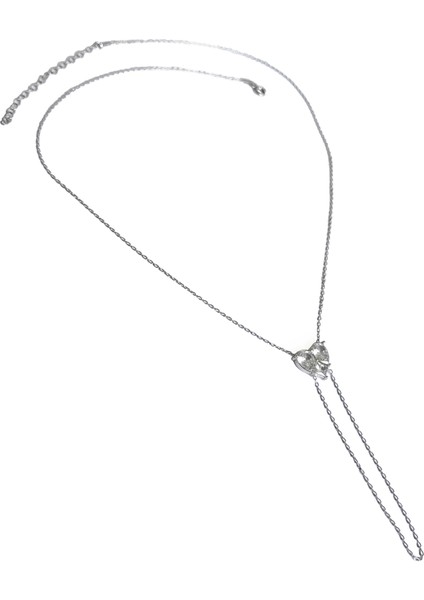 Büyük Damla Taşlı Kalp Gümüş Şahmeran Bileklik - Gold Renk modelleri