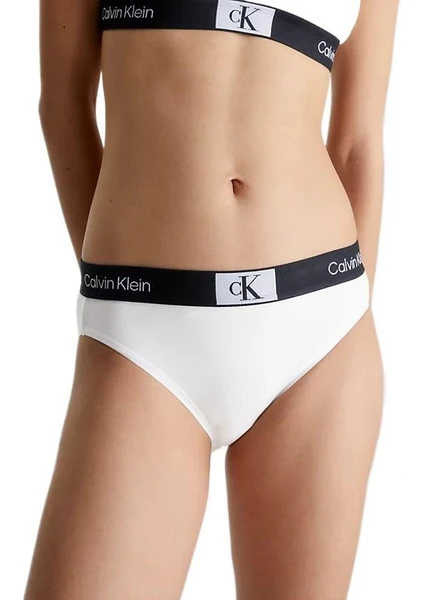 Calvin Klein Kadın Beyaz Bikini Külot