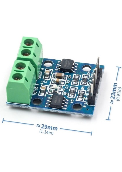 L9110 Çift Kanal Dc Motor Sürücü Kartı - L9110S H-Bridge