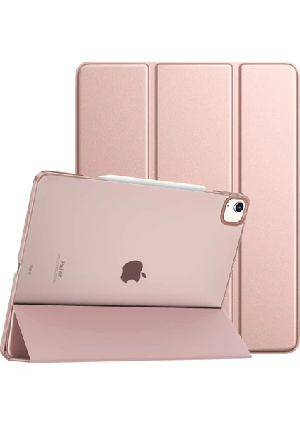 Apple iPad Air 13inç M2 Uyumlu Kılıf PU Deri Smart Standlı Case A2898 A2899 A2900