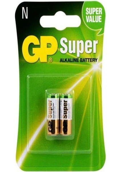 Lr1 N Lady Gp 910A Alkalin 1.5V Pil 2'li Paket-Erpilsan Elektronik