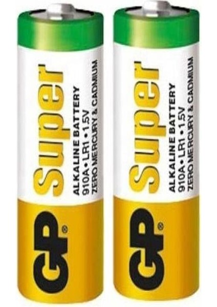 Lr1 N Lady Gp 910A Alkalin 1.5V Pil 2'li Paket-Erpilsan Elektronik