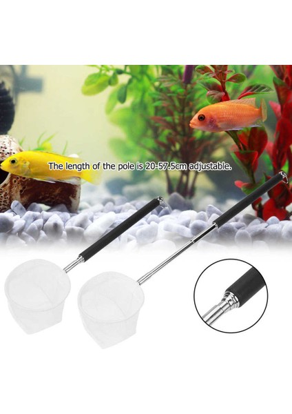 Siyah Kare Ağ Stili Ayarlanabilir Mini Balık Ağı Kutup Akvaryum Tankı Karides Katlanır Iniş Fly Fishing Için Yuvarlak Kare Net (Yurt Dışından) fiyatları