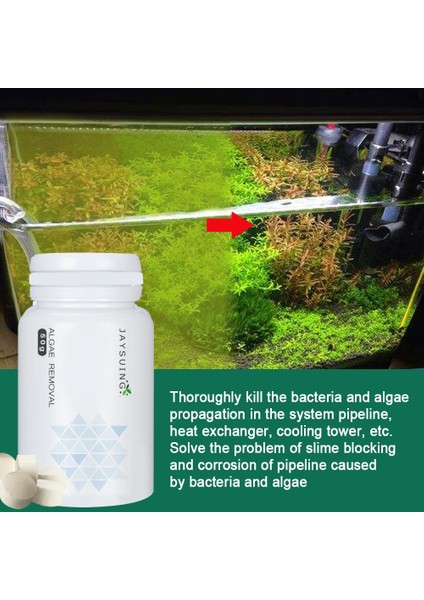 Granül Tarzı 50G Tank Yosun Sökücü Akvaryum Yosun Yosun Kovucu Ajan Balık Tankı Gölet Temizleyici Yüzme Havuzu Akvaryum Temizleme Araçları (Yurt Dışından)