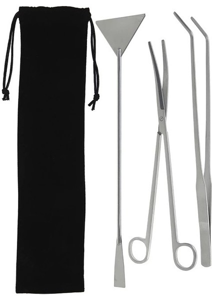 4 Adet Tarzı 1 Takım Akvaryum Tankı Bakım Aracı Zımpara Su Graors Cımbız Paslanmaz Çelik Aquascaping Balık Temizleme Araçları (Yurt Dışından)