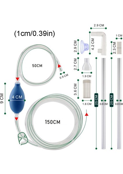 Manuel Balık Tankları Su Değiştirici Çok Amaçlı El Sifon Pompası Yağ Sıvı Akvaryum Su Transfer Hortumu Temizleme Araçları (Yurt Dışından) fiyatları