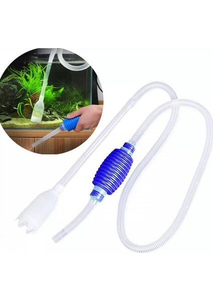 Mavi Stil 2 Adet Akvaryum Temiz Vakum Su Değişimi Değiştirici Çakıl Akvaryum Basit Balık Malzemeleri Tankı Vakum Sifon Pompası Akvaryum Temizleyici Araçları (Yurt Dışından) fırsatları