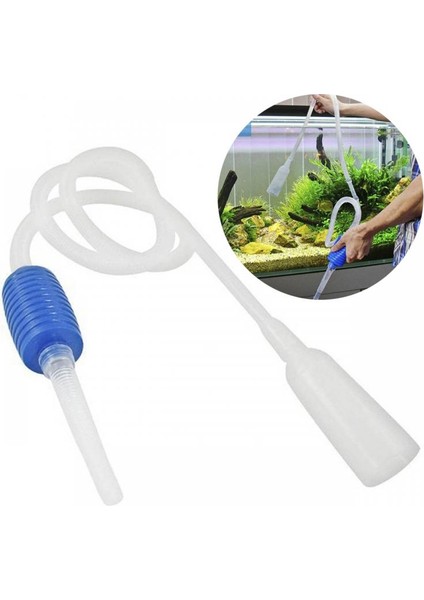 Mavi Stil Xs Beden Akvaryum Temiz Vakum Su Değişimi Değiştirici Çakıl Akvaryum Basit Balık Malzemeleri Tankı Vakum Sifon Pompası Akvaryum Temizleyici Araçları (Yurt Dışından) indirimleri