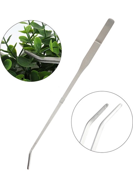 PET1745SV1 Stili Akvaryum Tankı Aquascaping Araçları Akvaryum Veya Cımbız Aracı Akvaryum Bakımı Için Paslanmaz Çelik Su Bitkileri Aracı (Yurt Dışından)