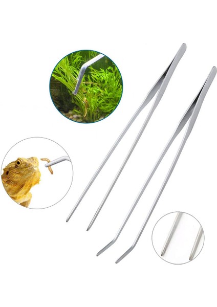 2 Stili Ayarla Akvaryum Veya Cımbız Spatula Alet Kiti 4 1 Paslanmaz Çelik Su Bitkileri Balık Başlangıç ​​temizleme Için Aquascaping Seti (Yurt Dışından)