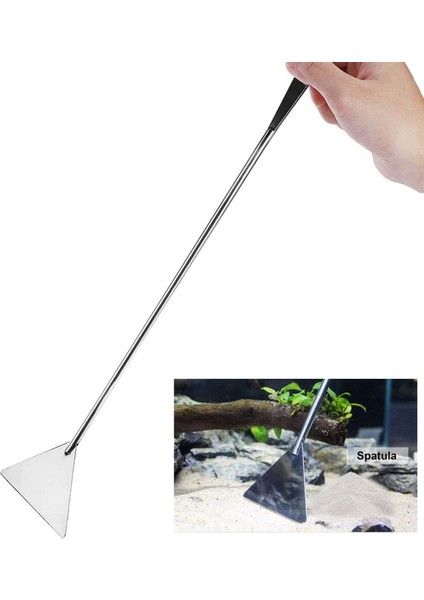 2 Stili Ayarla Akvaryum Veya Cımbız Spatula Alet Kiti 4 1 Paslanmaz Çelik Su Bitkileri Balık Başlangıç ​​temizleme Için Aquascaping Seti (Yurt Dışından)