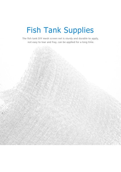 Şeffaf Stil 120X220CM Balık Tankı Anti-Atlama Net Akvaryum Net Kapak Balık Tankı Koruyucu Mesh Net Dıy Mesh Netleştirme Akvaryum Ekran Net (Yurt Dışından)