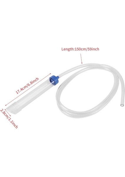 Akvaryum Manuel Su Değiştirici Çakıl Temizleyici Sifon Tüpü Balık Tankı Temizleme Aracı Küçük Boyutlu Akvaryum Için Balık Tankı Su Değişimi (Yurt Dışından) fiyatları