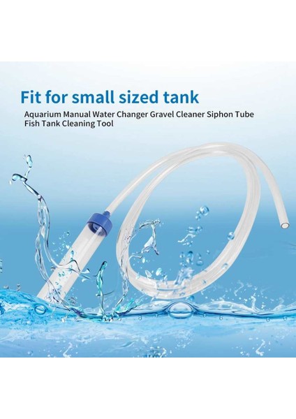 Akvaryum Manuel Su Değiştirici Çakıl Temizleyici Sifon Tüpü Balık Tankı Temizleme Aracı Küçük Boyutlu Akvaryum Için Balık Tankı Su Değişimi (Yurt Dışından) modelleri