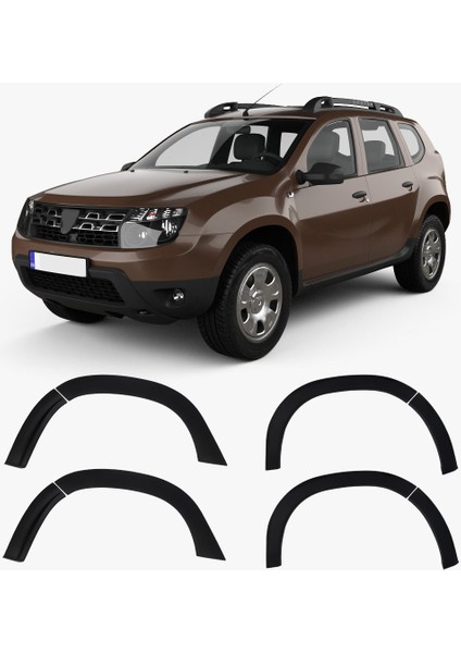 2018 Dacia Duster Düz Çamurluk Dodik 8 Prç.