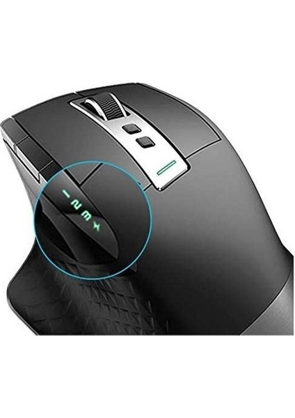 MT750S 18670 Siyah Çoklu Modlu Kablosuz Ergonomik 3200 Dpı Sensörlü Mouse