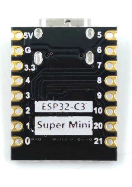 ESP32 C3 Super Mini Geliştirme Kartı Wifi Bluetooth Type-C USB 160MHZ 4mb Flash 400KB Psram