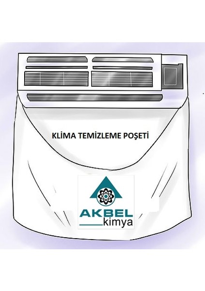 Akbel Klima Temizleyici Sprey 750 Ml + Klima Temizleme Poşeti