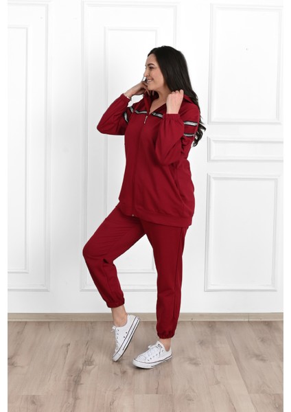 Kadın Sim Detaylı Büyük Beden Eşofman Takımı 3671-23 fiyatları