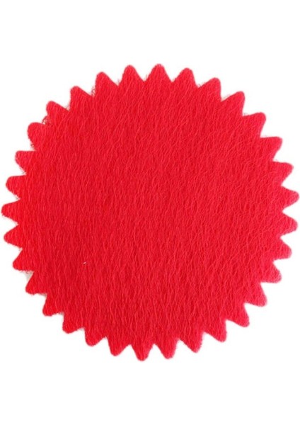 100'LÜ Hazır Kesilmiş Ağ Tül 22 cm Kırmızı