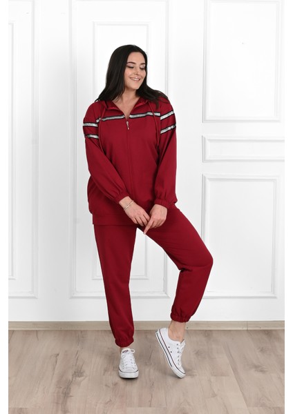 Kadın Sim Detaylı Büyük Beden Eşofman Takımı 3671-23 indirimleri