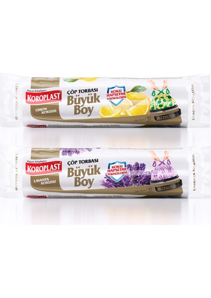 Koku Haps. Limon Büzg. Büyük 10LU+LAVANTA BÜYÜK10L