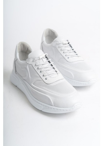 Hakiki Deri MBKNT2090-B Erkek Beyaz Sneaker & Spor Ayakkabı fiyatları