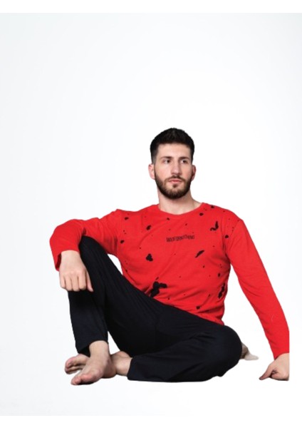 Erkek Mevsimlik Suprem Uzun Kol Pijama Takım 300201