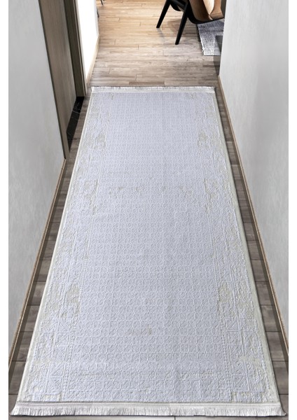 Konfor Senfoni 6175 Modern Dokuma Yıkanabilir Kadife Halı Yolluk80x150