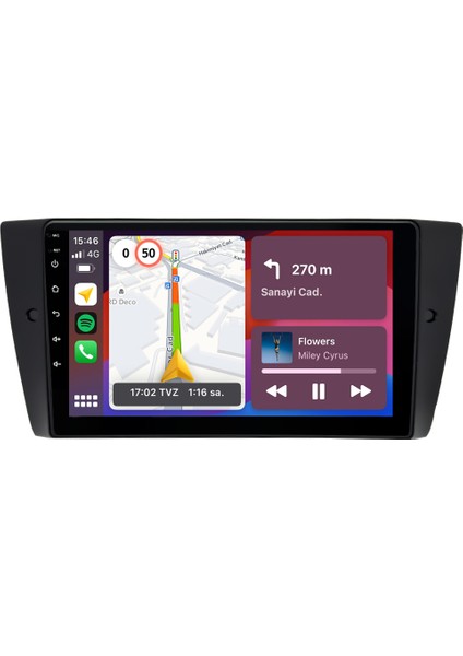 Bmw E90 (2005-2011) Android 14 Multimedya - 2 GB Ram - 32 GB Hafıza - Carplay CRV4033XP